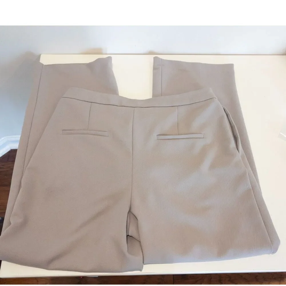 H&M‎ women's wide leg pleated dress pants slacks size 16